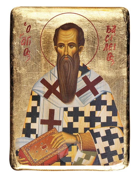 Ícone de São Basílio de Cesareia, autor desconhecido