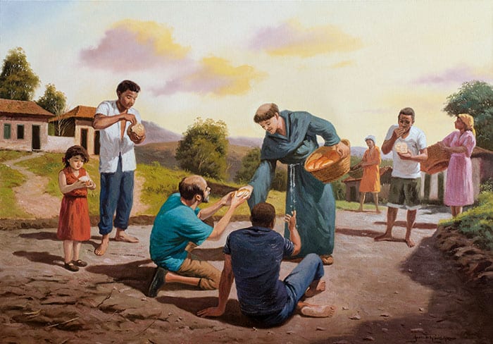 Santo Antônio distribuindo pães, José Rosário