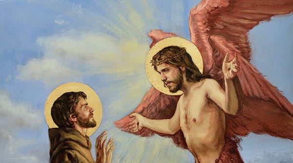São Francisco de Assis recebendo os estigmas, Sofia Novelli