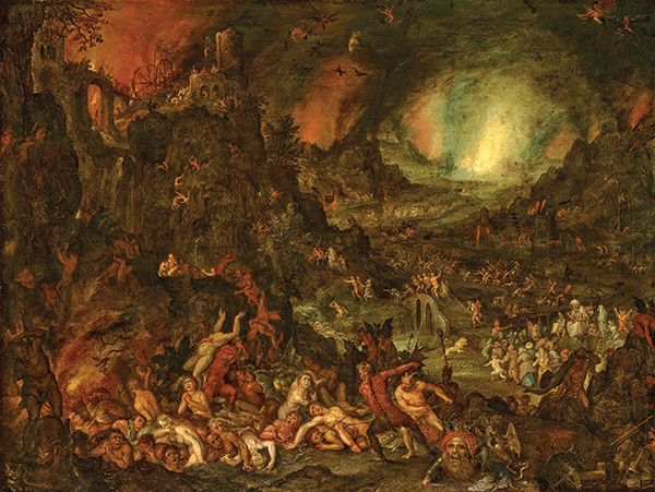 Inferno, 1601, Jan Brueghel the Elder